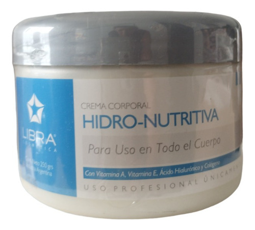 5 Crema Hidronutritiva Regeneradora 250gr. - Libra Cosmetica Fragancia Suave