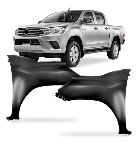 Paralama Hilux 2016 2017 2018 2019 20 21 22 23 Cabine Dupla 