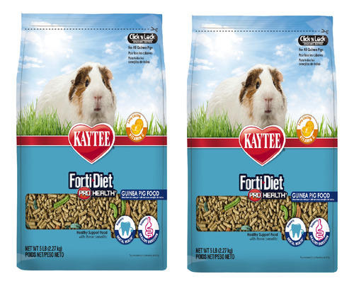 Combo Alimento Kaytee Fortidiet Prohealth Cuyo 2.26kg 2 Pzas