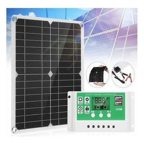 Paneles Solares 30a + Kits De Controlador 12v 80w