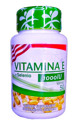 Vitamina E 1000 Iu X50 Capsulas - Unidad a $718
