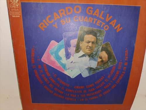Ricardo Galván Y Su Cuarteto - Lp