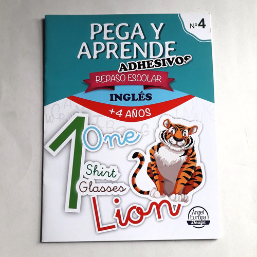 Aprende Inglés Con Adhesivos 1 Repaso Escolar