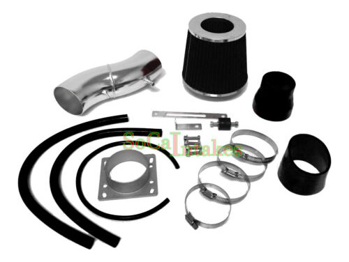 Black Air Intake Kit & Filter For 1991-1999 Nissan Sentr Ttz