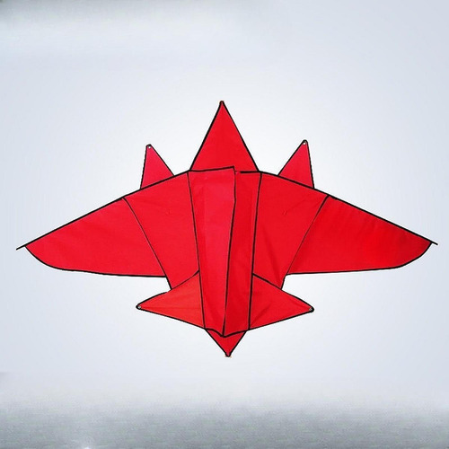 Juguete Volador De Cometas De Avión Grande Pequeño Rojo