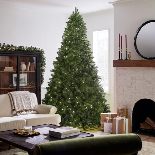 Árbol De Navidad Douglas 1000 Luces Led Bajo Voltaje