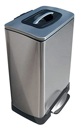 Compactador De Basura Manual Trash Krusher, 40 L, Acero Inox