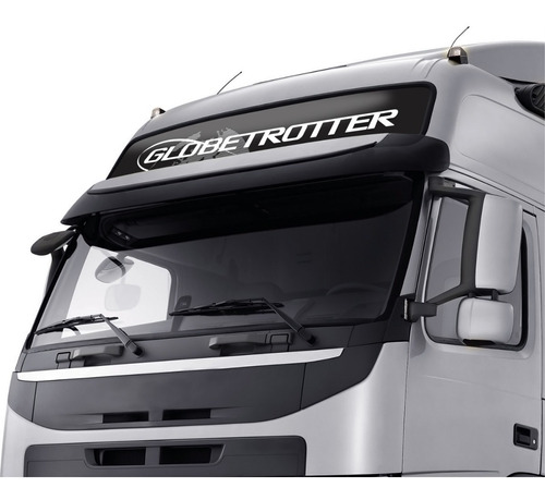 Adesivo Testeira Volvo Fh Globetrotter Tapa Sol Caminhão 02