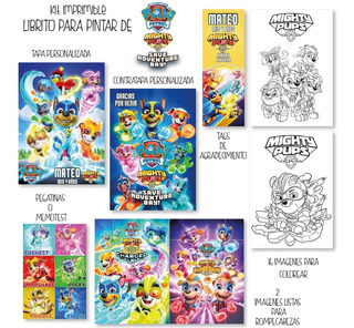 Kit Para Pintar Paw Patrol | MercadoLibre ???? Kit Para Pintar Paw Patrol | MercadoLibre ????