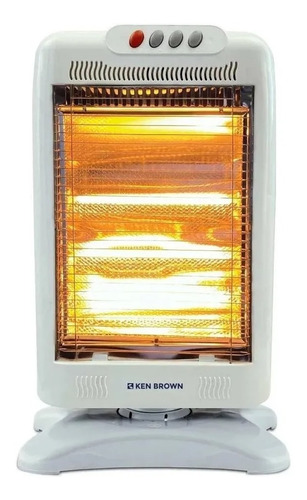 Estufa Calefactor Electrico 1200w Ken Brown Giratoria 3 Tubo