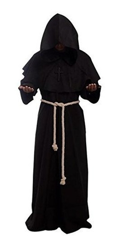 Disfraz Talla Large Para Hombre De Fraile Medieval