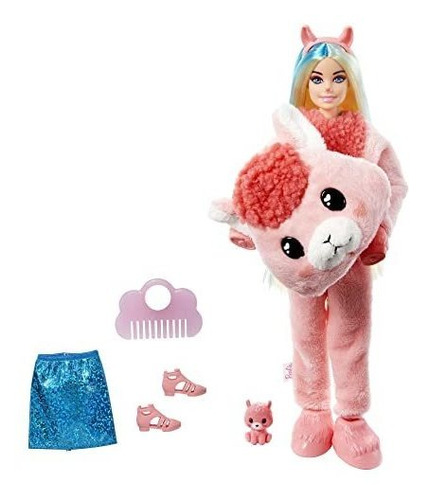 Muñeca Barbie Cutie Reveal Fantasy Series Con Disfraz  Llam