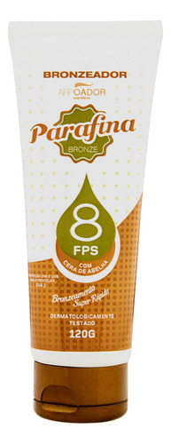 Bronzeador Parafina FPS 8 Arpoador Cosméticos Bisnaga 120g