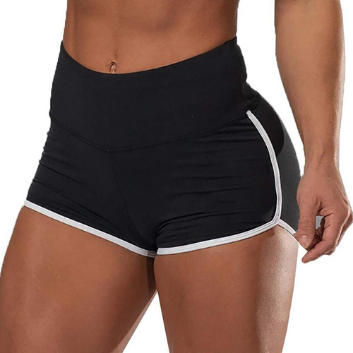 Hot Pants Mujeres Pantalones Cortos De Yoga De Cintura Alta