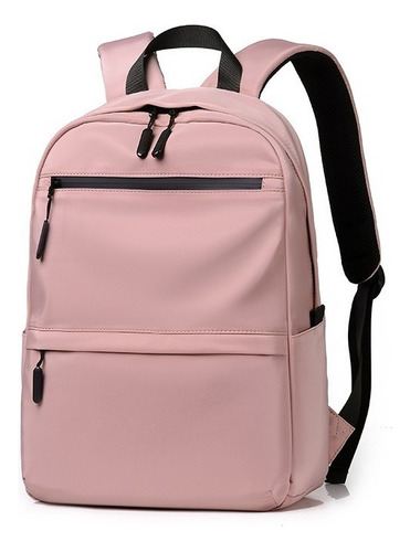 Mochila para viaje Kikigoal CMF-8102BB color rosa diseño lisa 32L