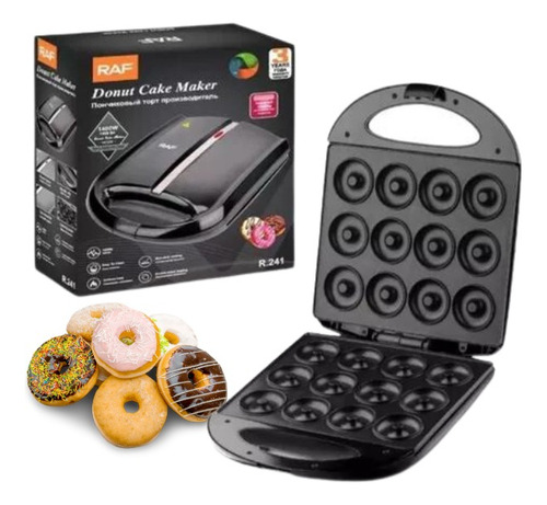 Maquina Para Hacer 12 Mini Donas Rosquillas Antiadherente 