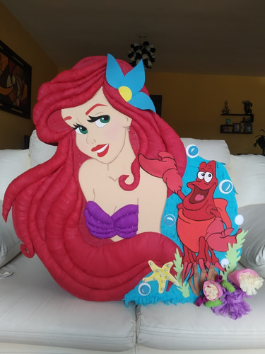 Piñata La Sirenita Ariel Princesa