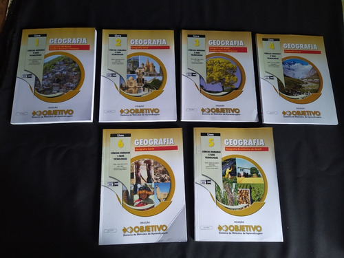 6 Apostilas Objetivo Geografia