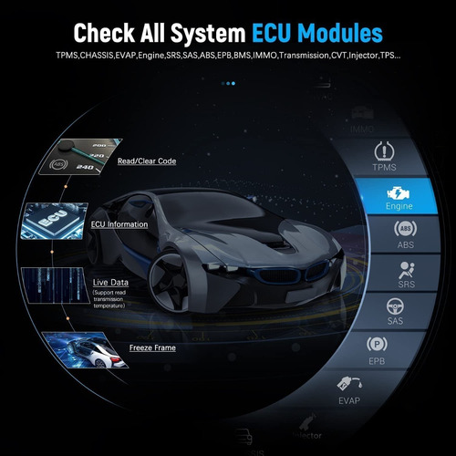 Escáner Automotriz - Laucnh Obd2 Crp909
