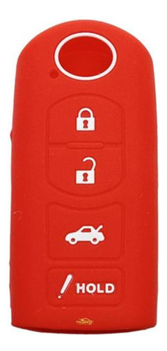`` Funda Silicon Llave Inteligencia Mazda 3 Mazda 6 Cx3 Cx5