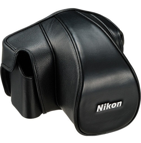 Nikon Cf-dc6b Leather Case Set For Nikon Df (black)