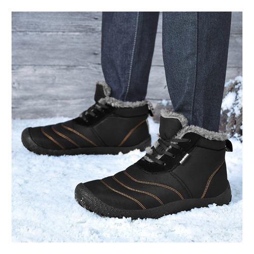 Botas De Nieve Cálidas Botas Frías Al Aire Libre Para Hombre