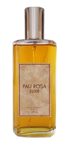 Perfume Pau Rosa Elixir 100ml  Extrait De Parfum 40% Óleos
