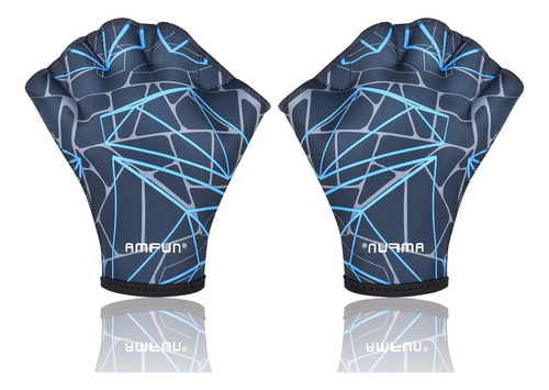 Guantes De Natación Con Palma Y Paleta De Entrenamiento