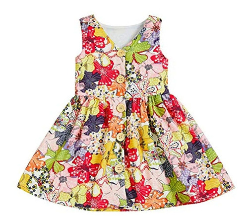 Vestidos De Volantes Con Estampado De Flores Para Niñas | Envío gratis Vestidos De Volantes Con Estampado De Flores Para Niñas | Envío gratis