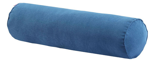 Cuello Bolster Almohada Rollo Cilindro Almohadas Suave Azul