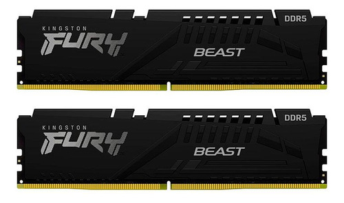 Memoria Kingston Fury Beast, 32 GB (2 x 16 GB) DDR5 5200 MHz C36