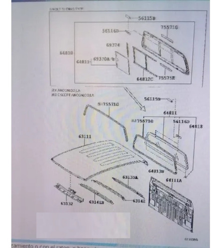 Techo Toyota Hilux Lata Importado 2012 - 2015