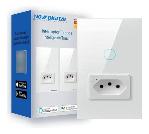 Interruptor Inteligente Tomada Interruptor Com Tomada Smart