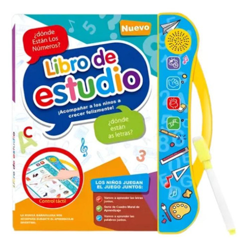 Libro Didáctico Interactivo Aprendizaje Para Niños Educativo