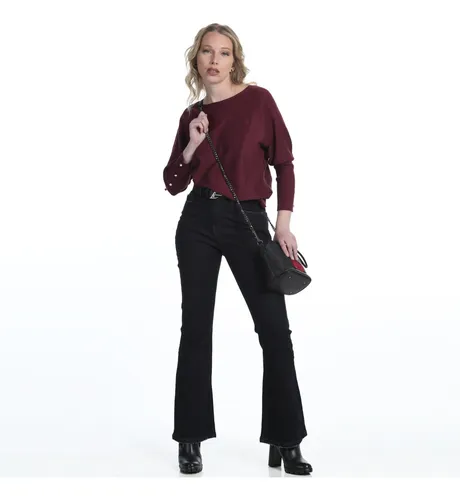 Ellus Jeans Mujer Polly Tiro Alto Raw L29