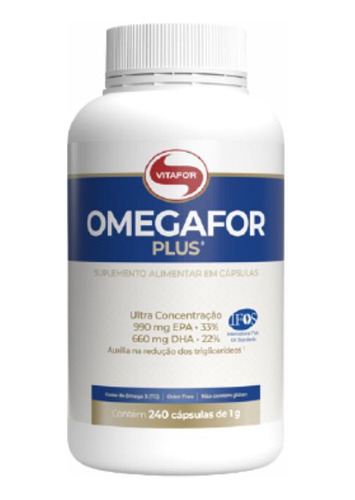Kit 2x: Omegafor Plus 1g Vitafor 240 Cápsulas