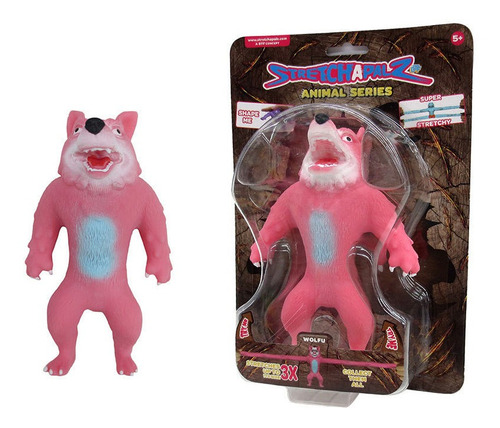 Boneco 14cm Que Estica Wolfu - Stretchapalz Monster