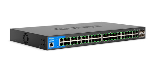 Switch 48 Puertos Gbit + 4 10g Sfp+ Linksys Lgs352c Business