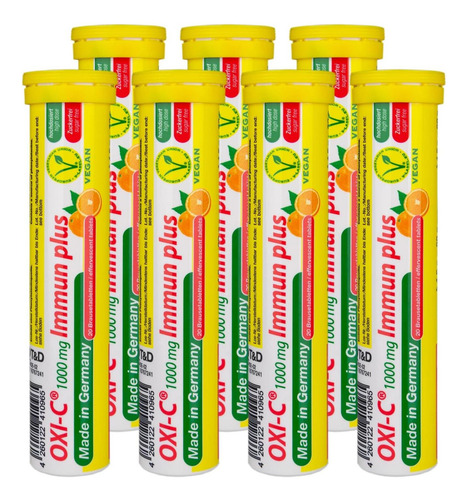 T&d Oxi C 1000 mg de vitamina C, 140 comprimidos efervescentes