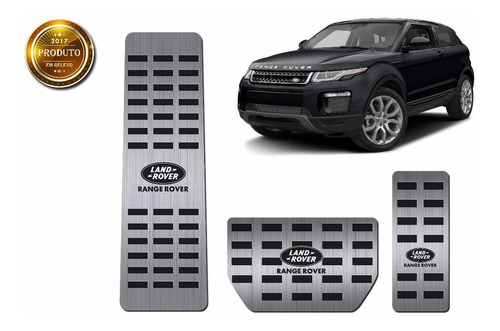 Pedaleira Descanso De Pé Aço Inox Premium Land Rover Evoque