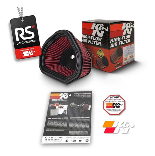 Filtro De Ar Esportivo Inbox K&n Kawasaki Klx450r / Klx 450r