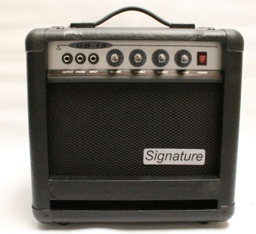 Combo De Bajo Eléctrico + Amplificador De 15 Wts