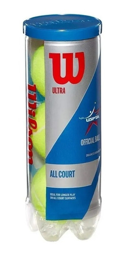 Tubo Pelotas Tenis Ultra All Court X3 Wilson Original