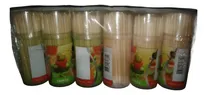 Comprar Escarbadientes Palillos De Bambu  X100 Pack De 24 Estuches $