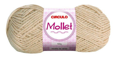Lã Mollet Circulo 100 Gramas Circulo Crochê Tricô Cor Capoeira