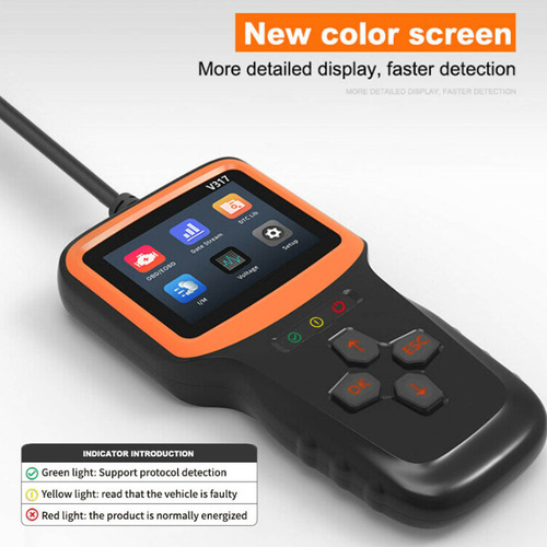 S Pantalla Visualización Abs Escáner Dc916v V317 V1. 5 Obd2