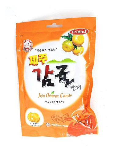 Imagen 1 de 3 de Dulce Coreano Jeju Orange Mammos 100g