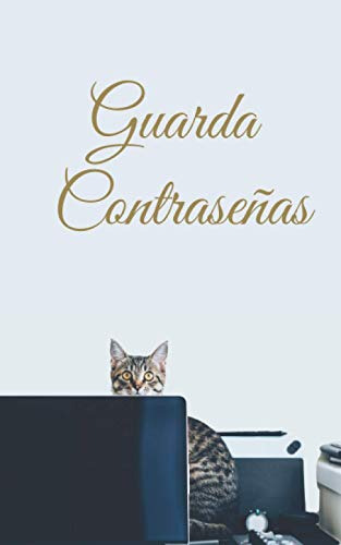 Guarda Contraseñas: Libro De Contraseñas De Gato Para Record