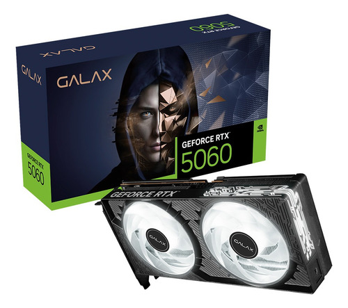 Placa De Vídeo Nvidia Galax Rtx 5060 8gb Gddr7 Black