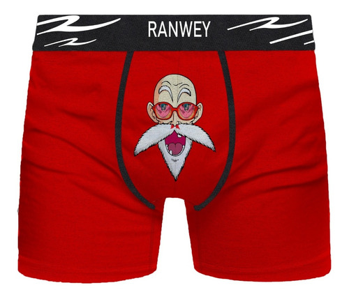 Calzoncillo Boxer Rojo Roshi Dragon Ball Z Ranwey Bx032